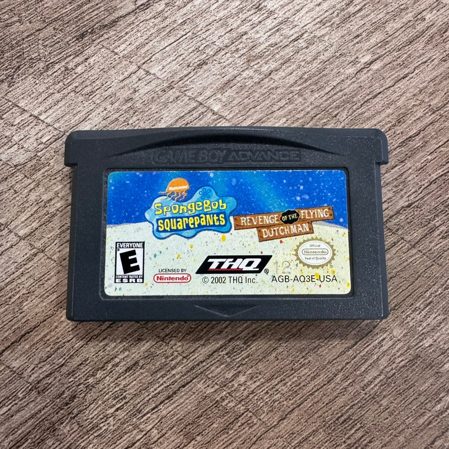 Spongebob Squarepants: Revenge of The Flying Dutchman (Nintendo GameBoy Advance, GBA)