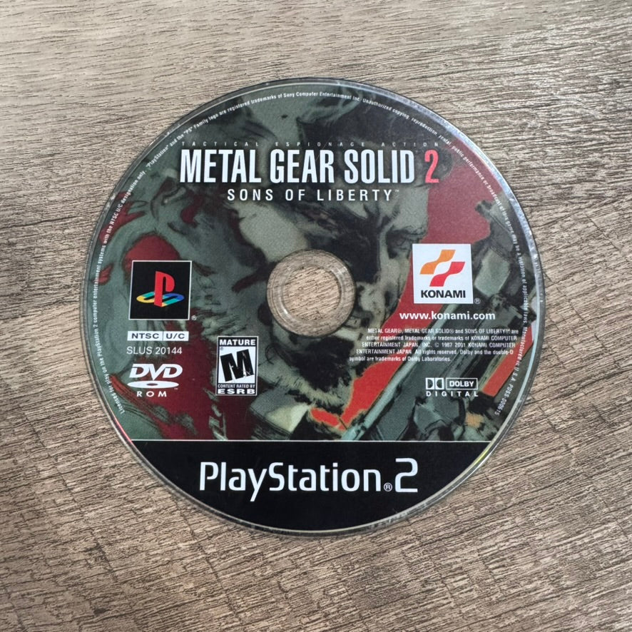 Metal Gear Solid 2: Sons Of Liberty (Sony Playstation 2, PS2)