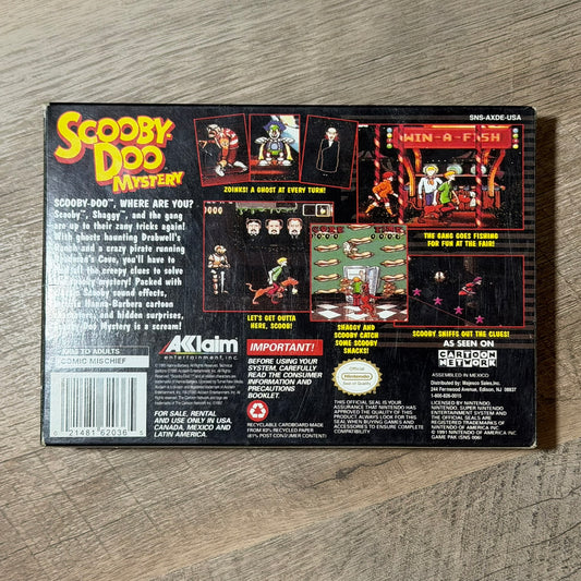 Scooby-Doo Mystery (Super Nintendo, SNES)