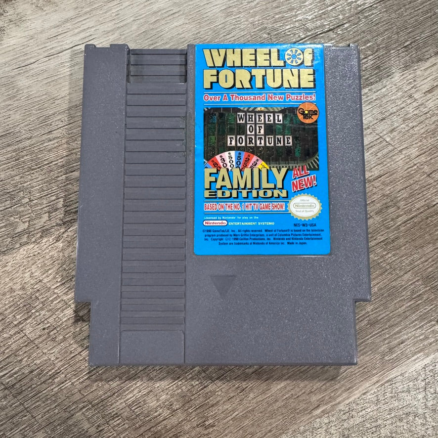 Wheel of Fortune: Family Edition (Nintendo Entertainment System, NES)