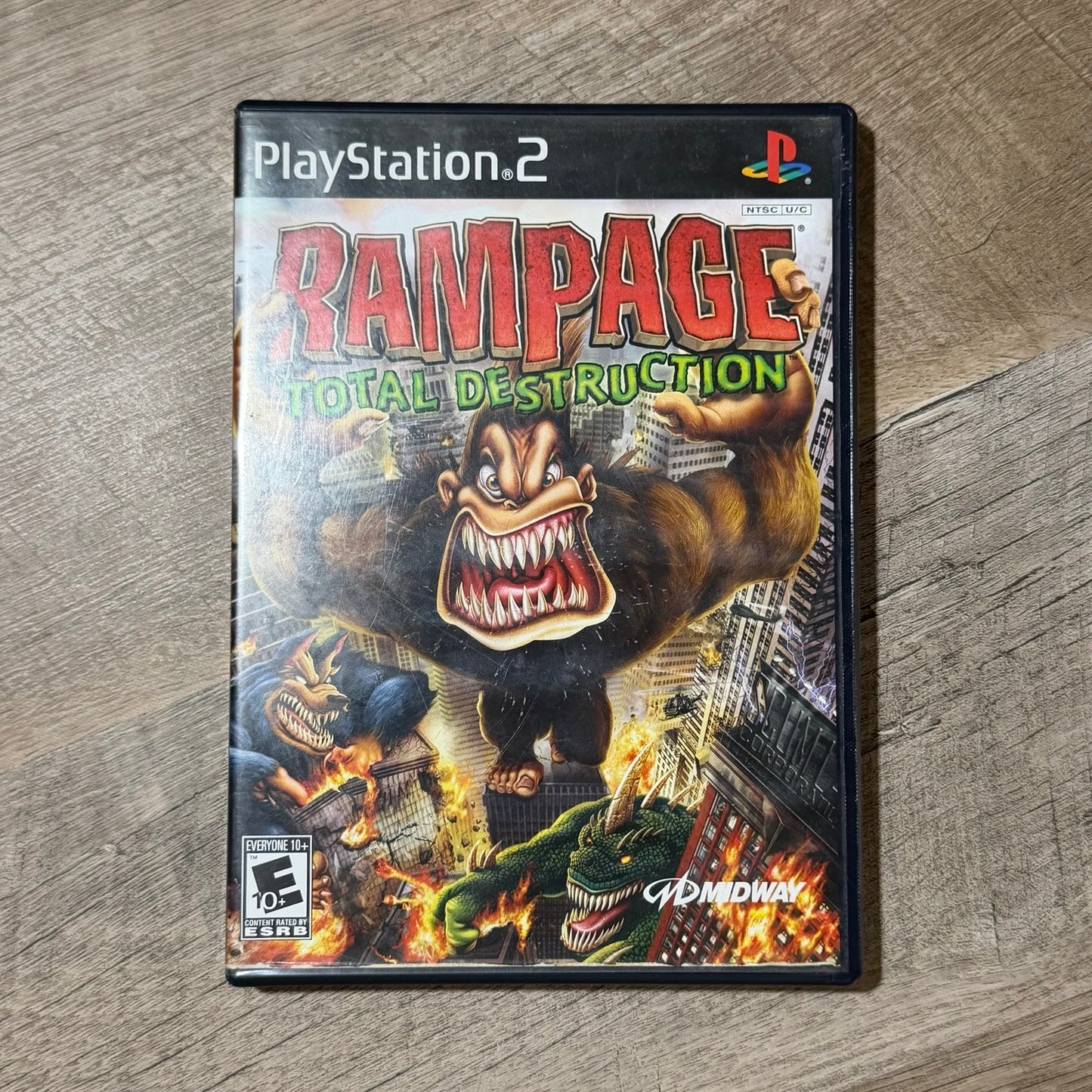 Rampage: Total Destruction (Sony Playstation 2, PS2)