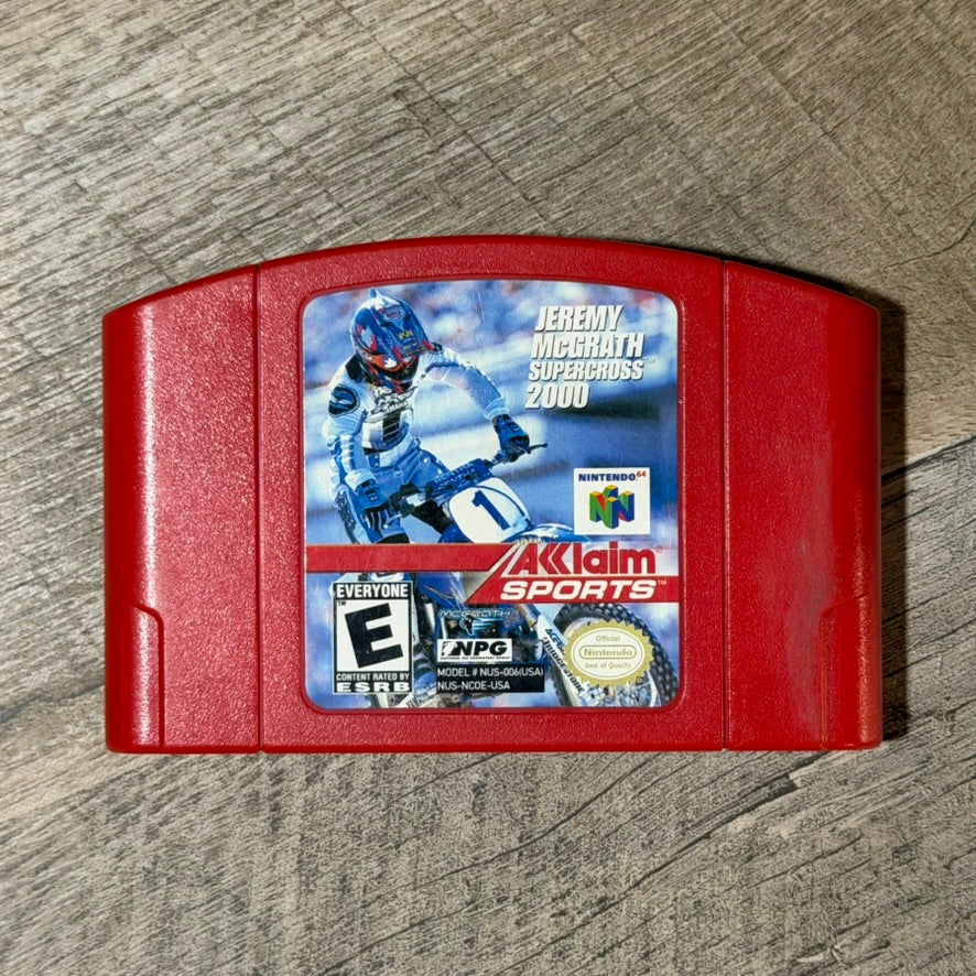 Jeremy McGrath Supercross 2000 (Nintendo 64, N64)