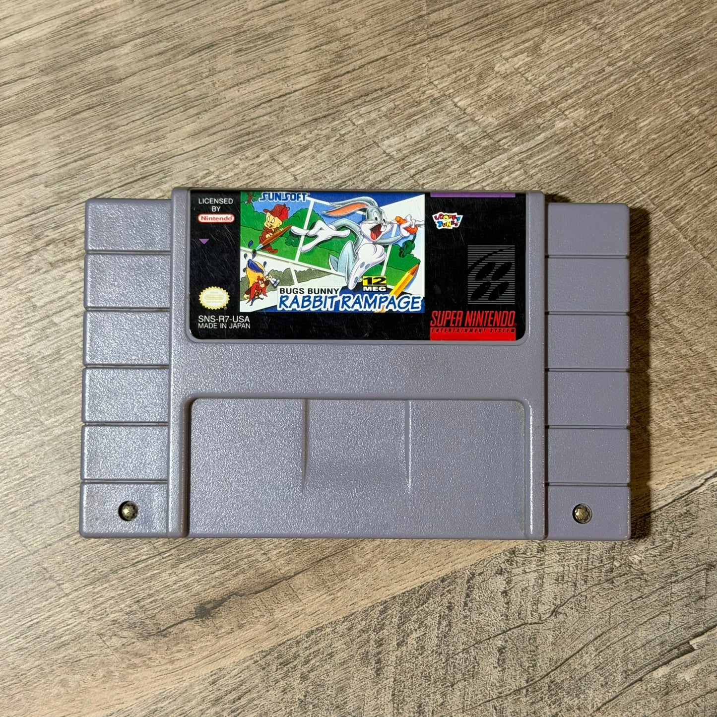 Bugs Bunny Rabbit Rampage (Super Nintendo, SNES)