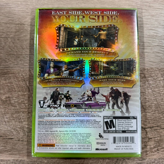 Saints Row 2 II Early Print (Microsoft Xbox 360, 2008) Brand New & Sealed! RARE!