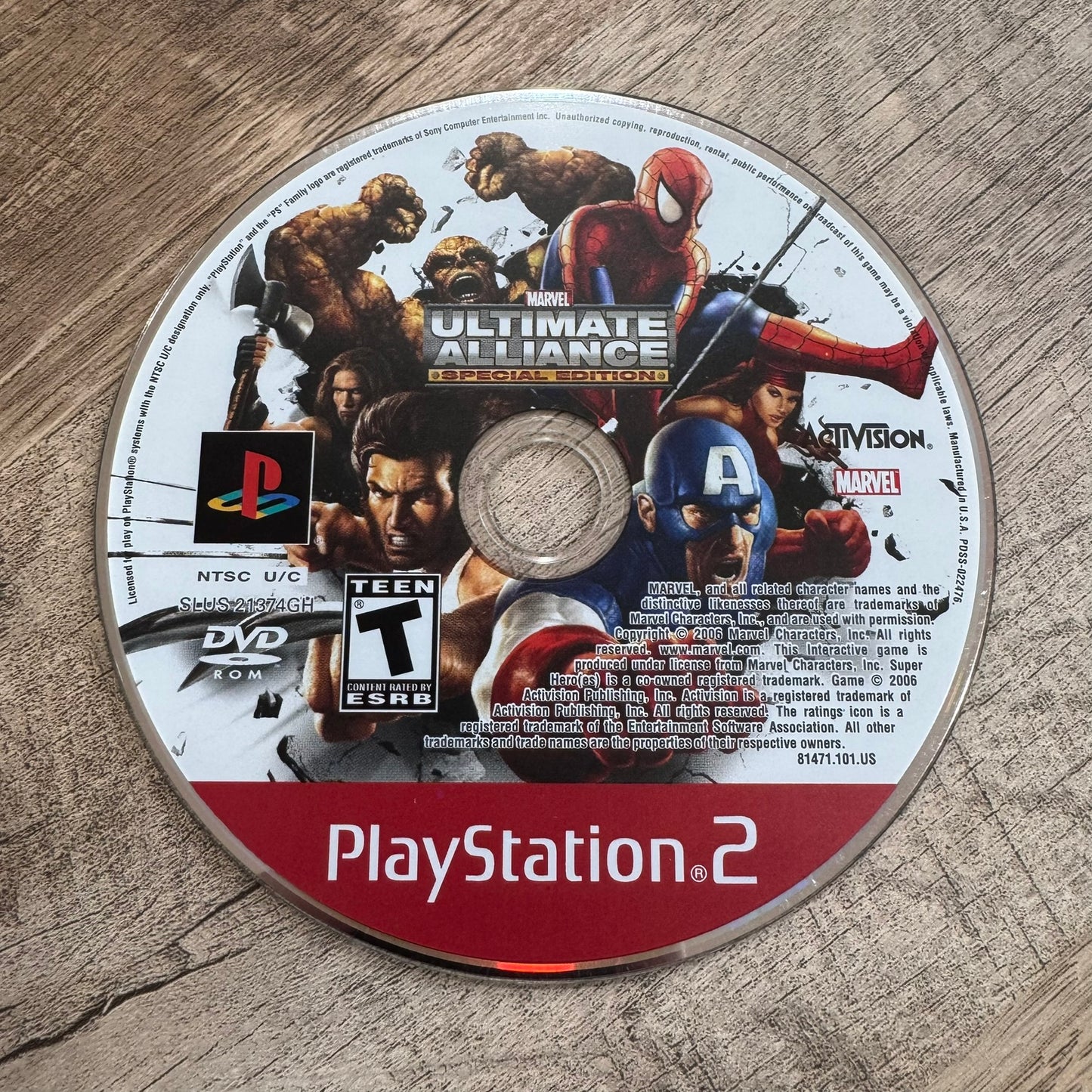 Marvel Ultimate Alliance (Sony Playstation 2, PS2)