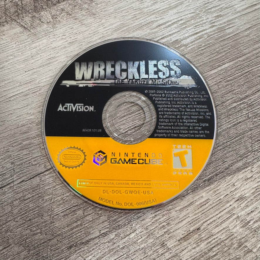 Wreckless: The Yakuza Missions (Nintendo GameCube)