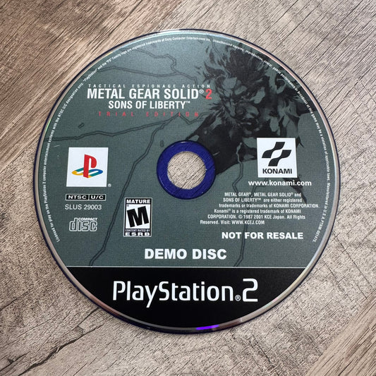 Metal Gear Solid 2: Sons Of Liberty (Sony Playstation 2, PS2)