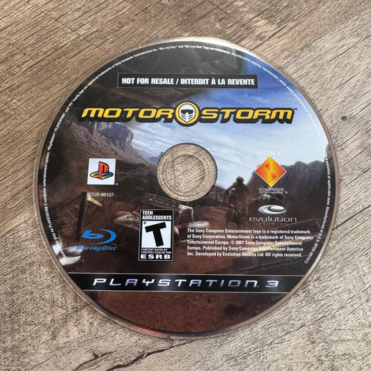 MotorStorm (Sony Playstation 3, PS3)