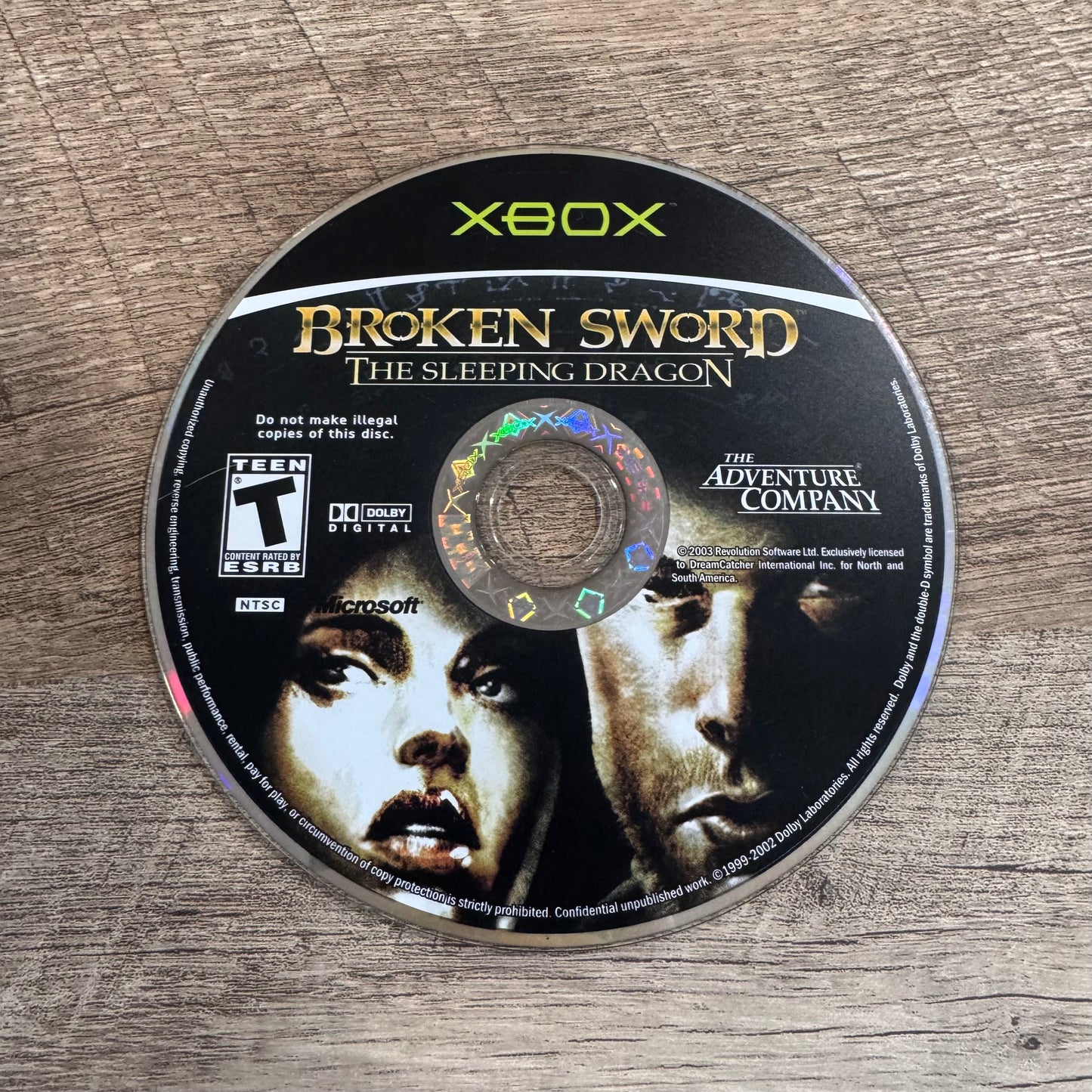 Broken Sword: The Sleeping Dragon (Microsoft Xbox)