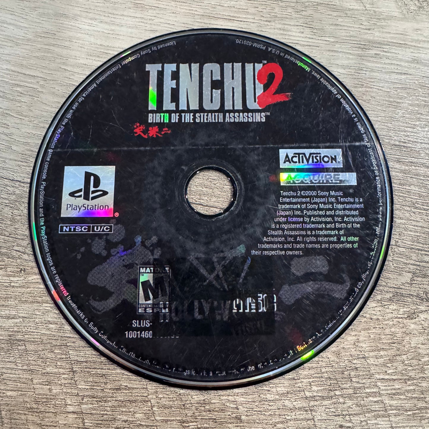 Tenchu 2: Birth of The Stealth Assassins (Sony Playstation, PS1)