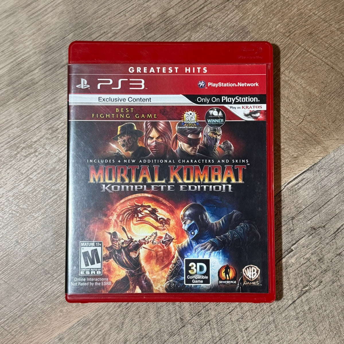 Mortal Kombat: Komplete Edition (Sony Playstation 3, PS3)