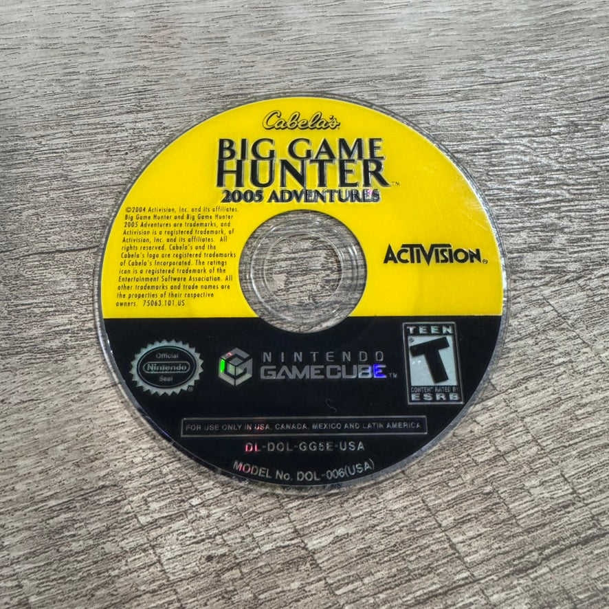 Cabela's Big Game Hunter 2005 Adventures (Nintendo GameCube)