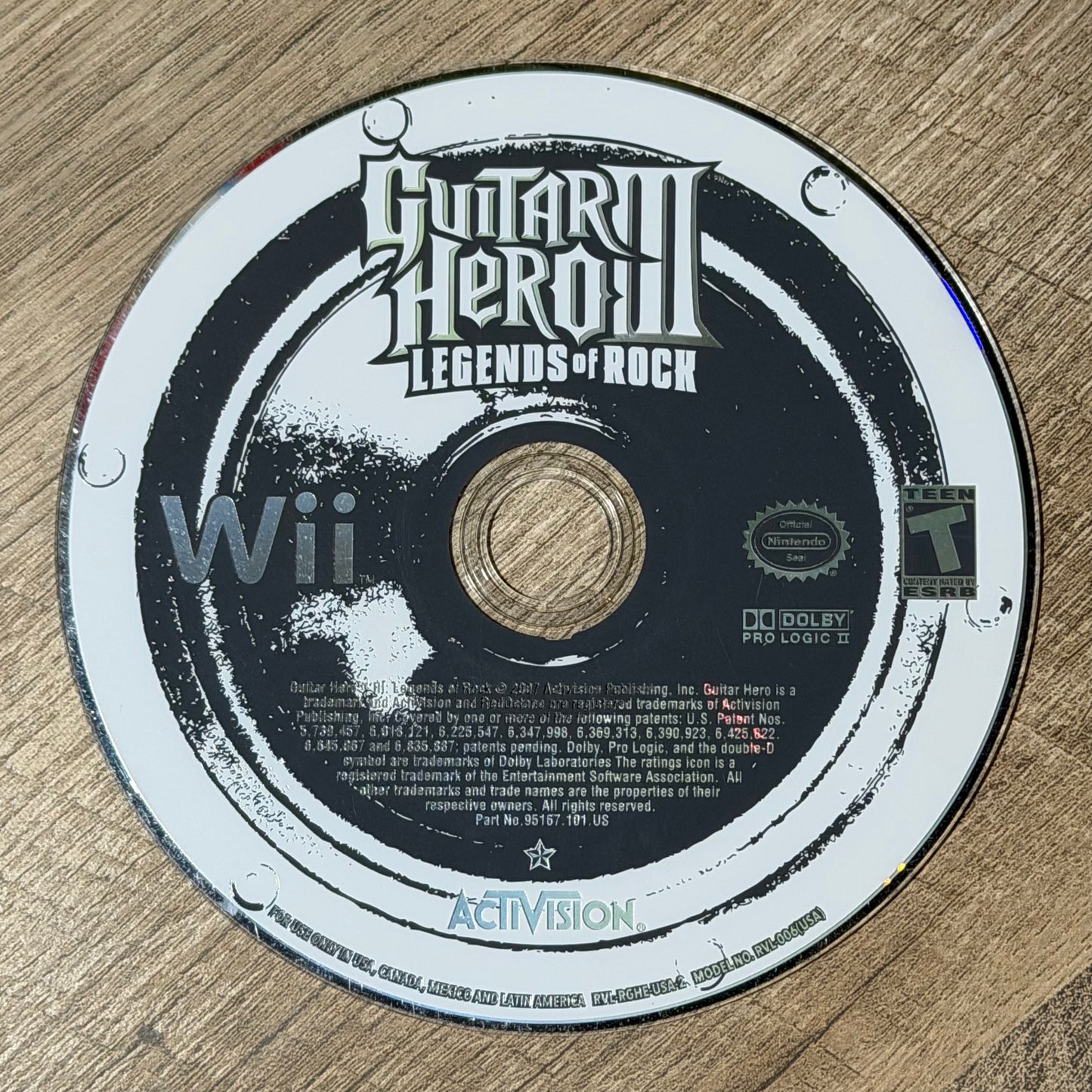 Guitar Hero III: Legends of Rock (Nintendo Wii)