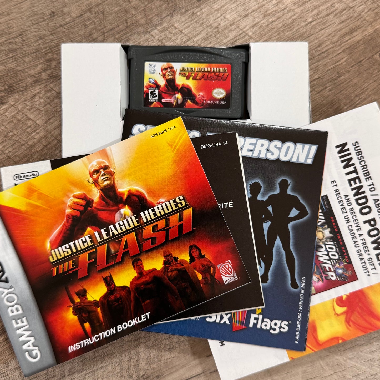 Justice League Heroes: The Flash (Nintendo GameBoy Advance, GBA)