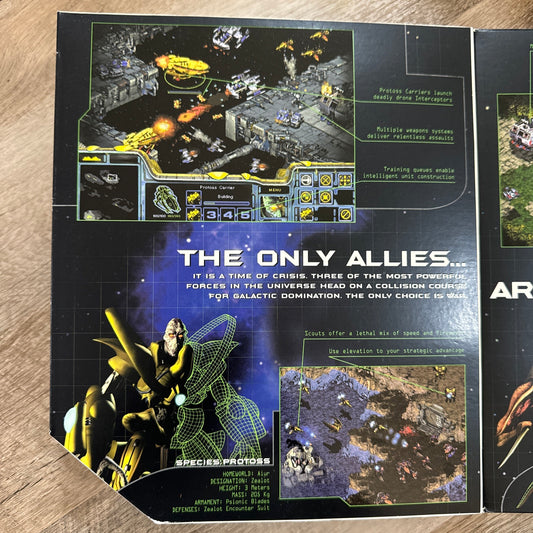 StarCraft Collectors Special Edition Zerg Cover 1997 Big Box PC Game CIB