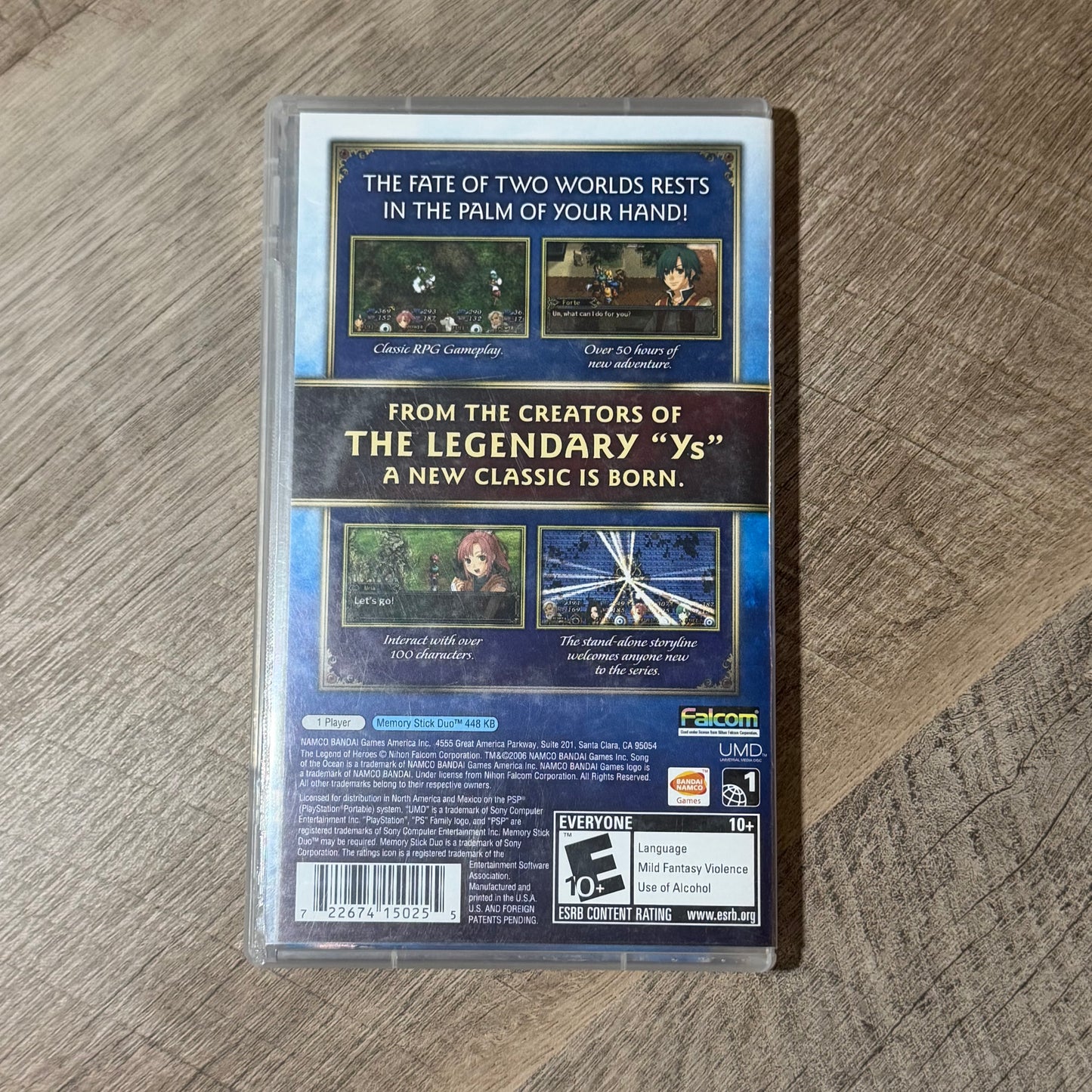 Legend of Heroes III: Song of the Ocean (Sony Playstation Portable, PSP)