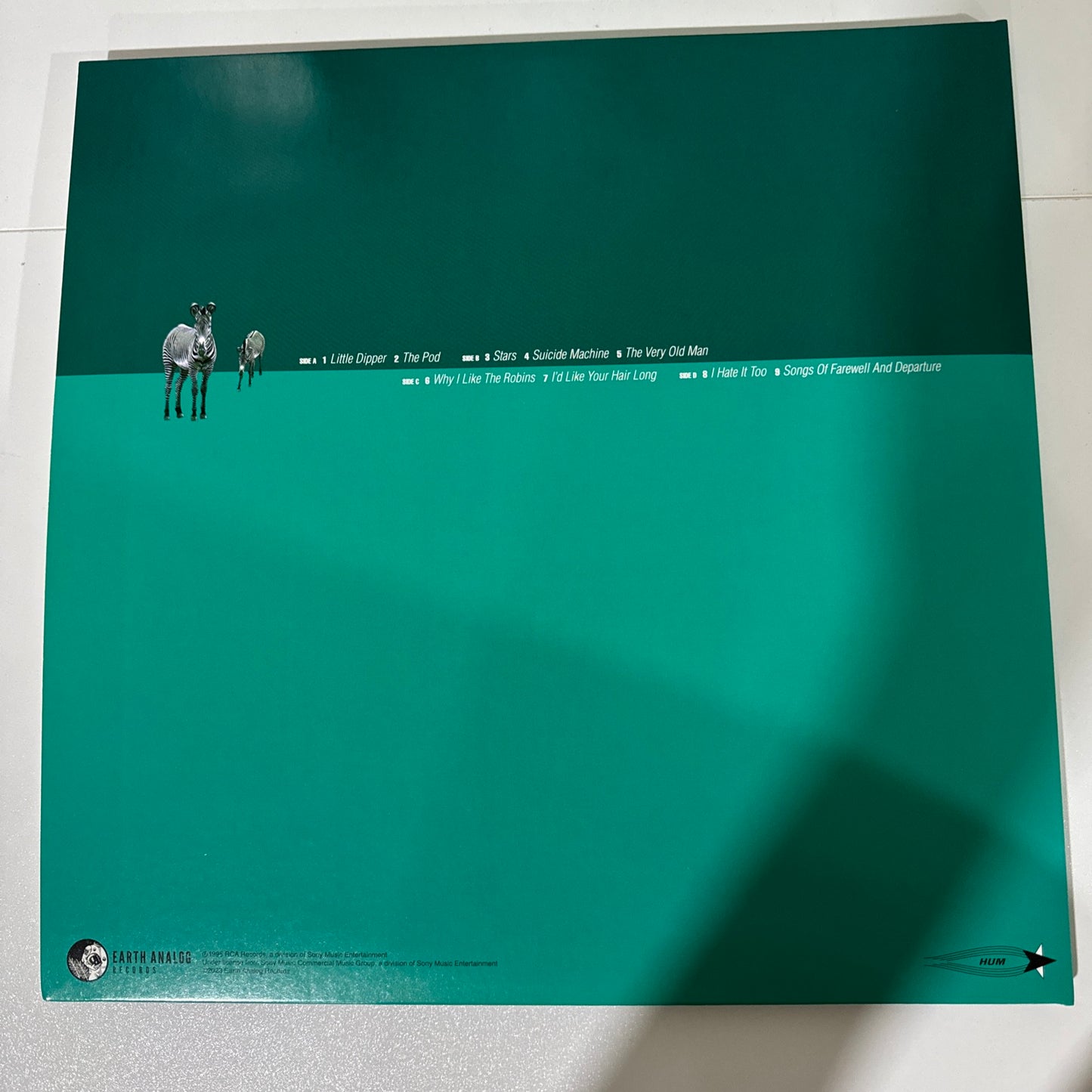 Limited 180 gram Clear Green 2 x LP Vinyl Hum You'd Prefer An Astronaut New