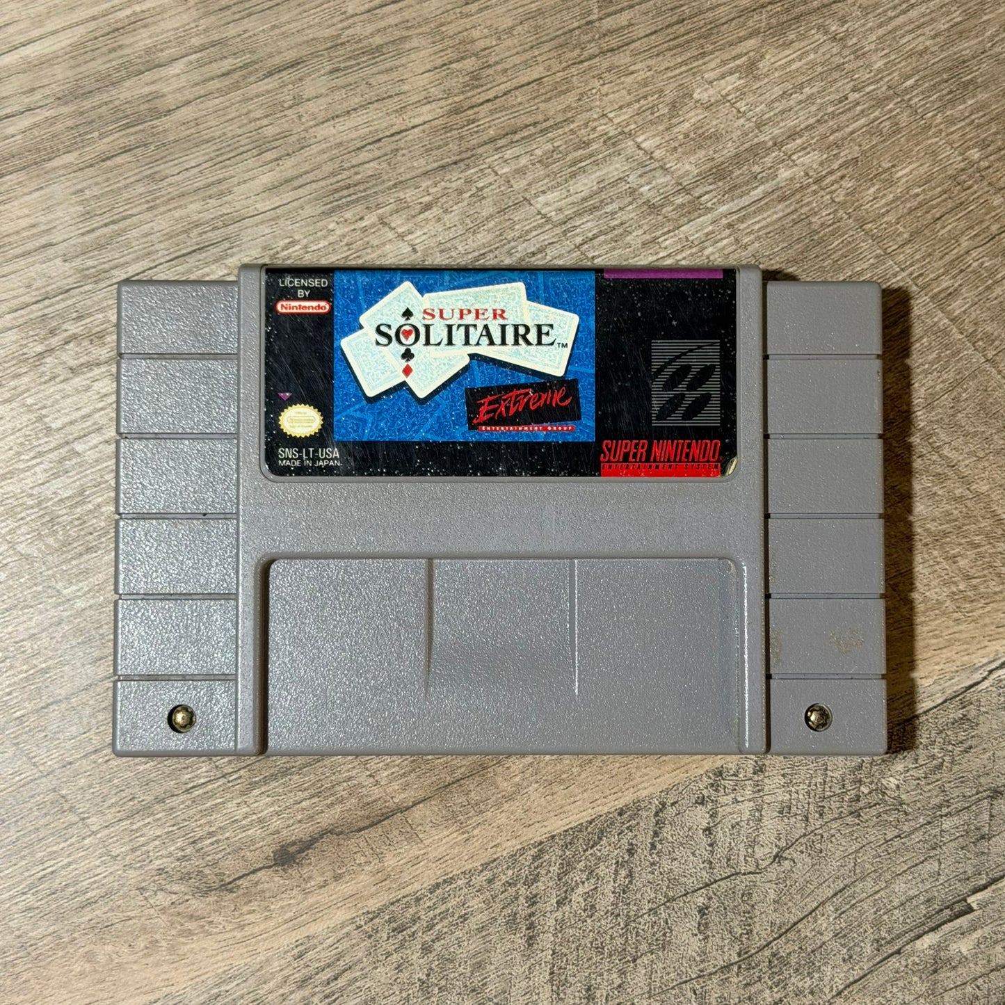 Super Solitaire (Super Nintendo, SNES)