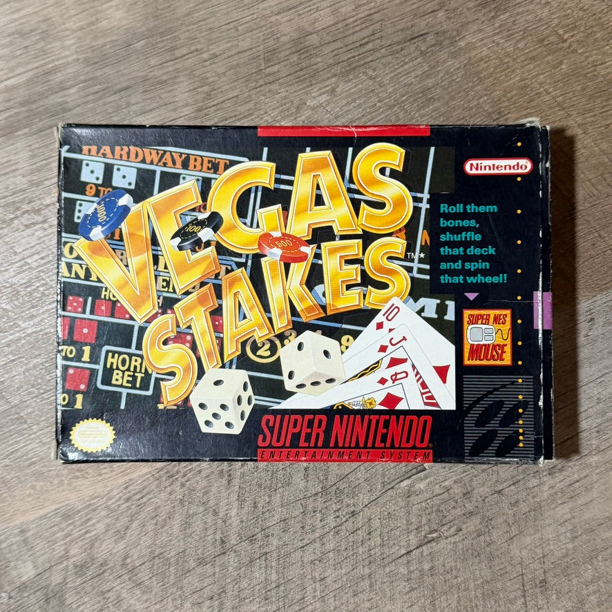Vegas Stakes (Super Nintendo, SNES)