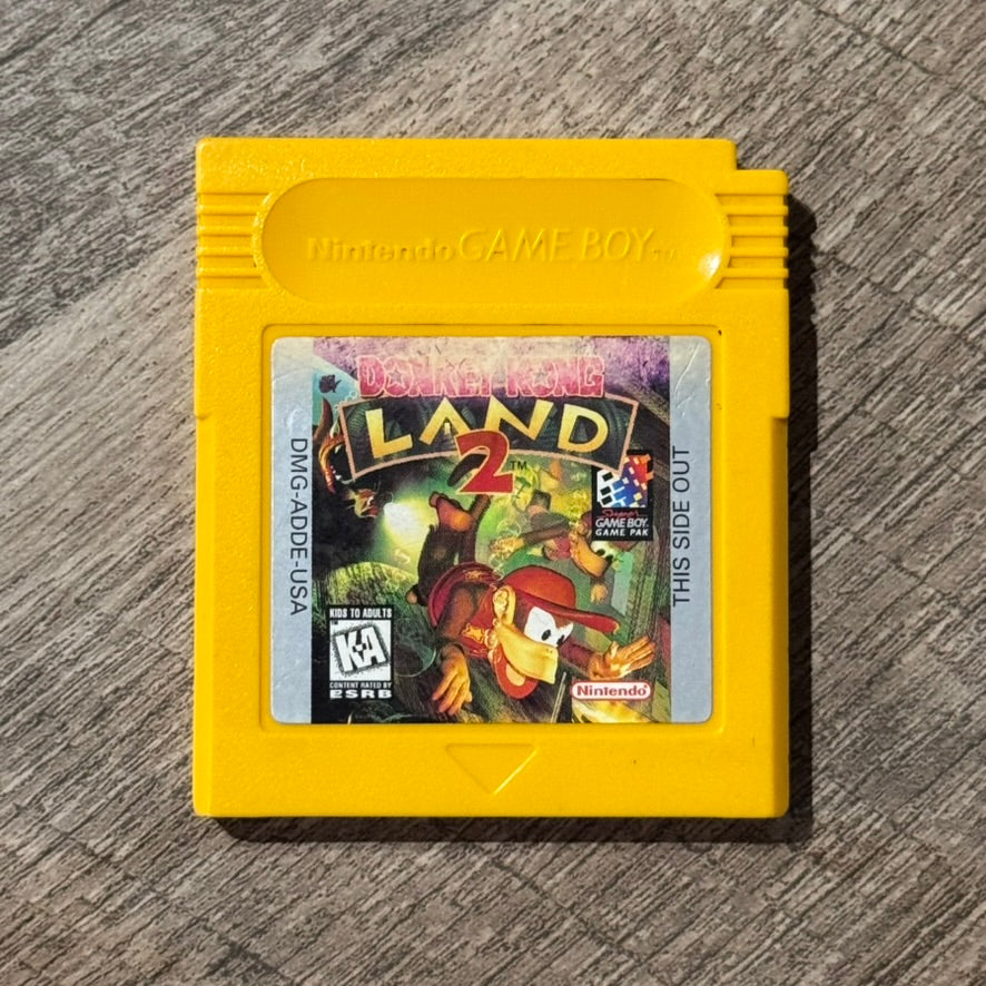 Donkey Kong Land 2 (Nintendo GameBoy Color, GBC)