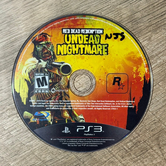 Red Dead Redemption: Undead Nightmare (Sony Playstation 3, PS3)