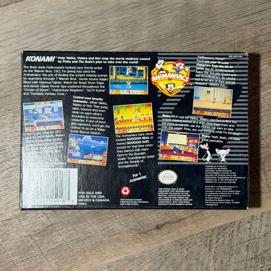 Animaniacs (Super Nintendo, SNES)