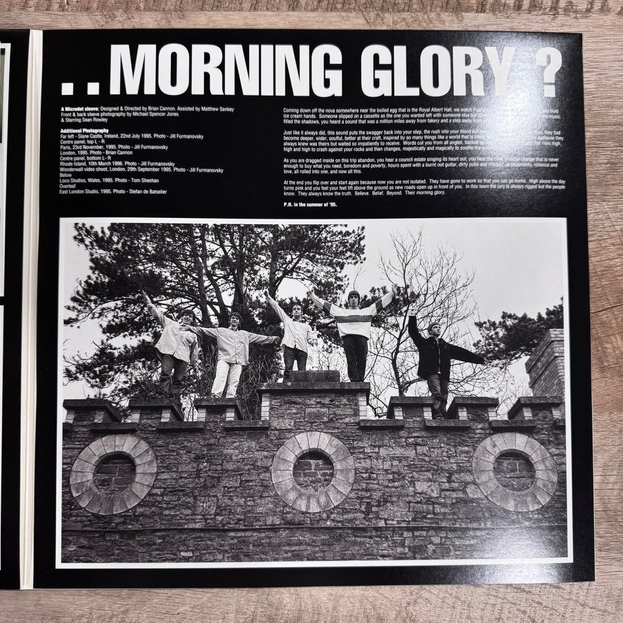 Oasis (What's the Story) Morning Glory? Japanese White 2xLP Vinyl W/ OBI LE2000!