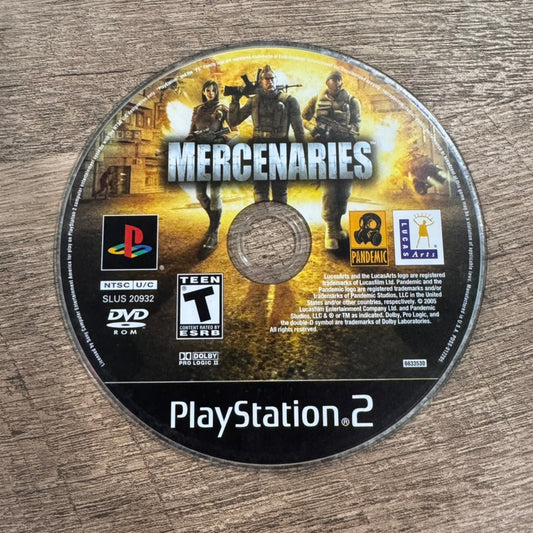 Mercenaries (Sony Playstation 2, PS2)
