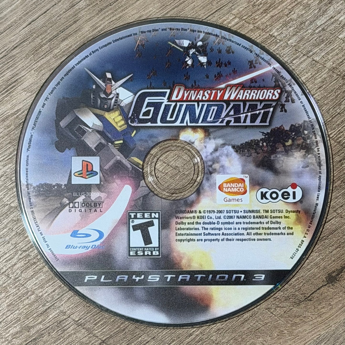 Dynasty Warriors: Gundam (Sony Playstation 3, PS3)