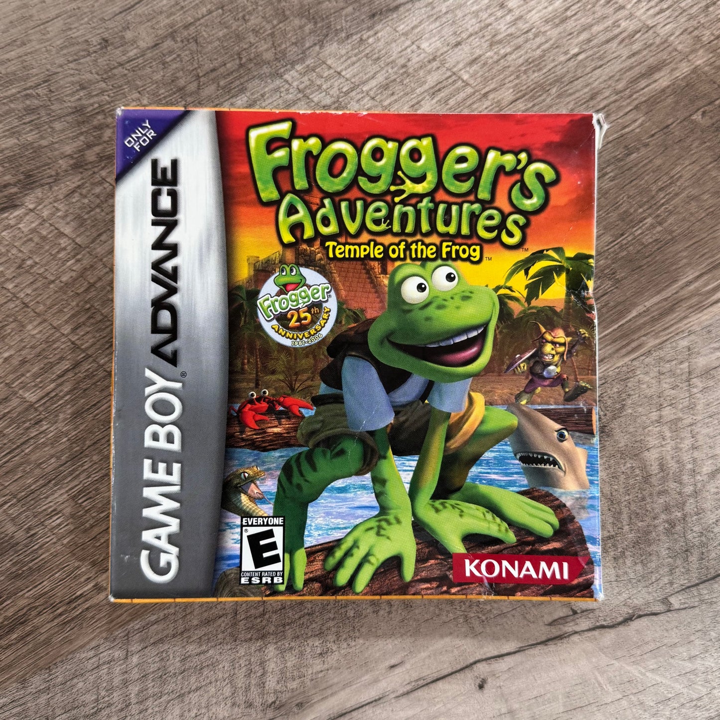 Frogger's Adventures: Temple of The Frog (Nintendo GameBoy Advance, GBA)