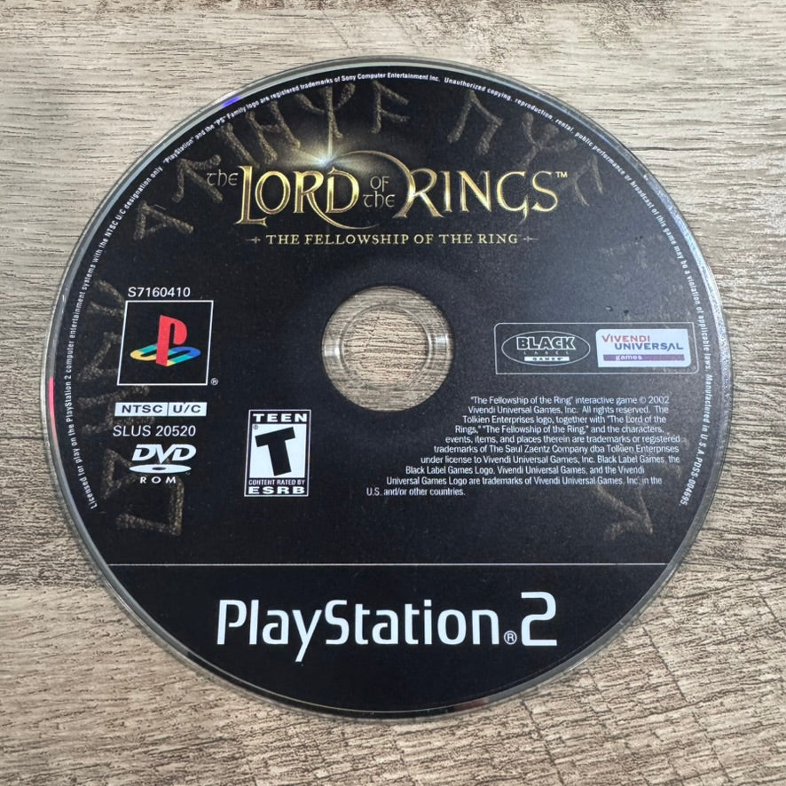 The Lord of The Rings: The Fellowship of The Ring (Sony Playstation 2, PS2)
