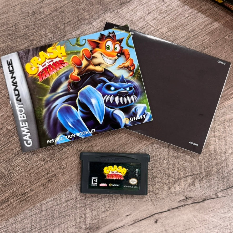 Crash of The Titans (Nintendo GameBoy Advance, GBA)