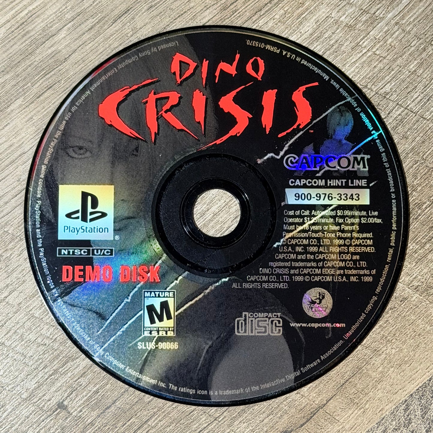Dino Crisis DEMO Disc (Sony Playstation, PS1)