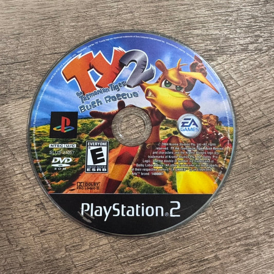 Ty The Tasmanian Tiger 2: Bush Rescue (Sony Playstation 2, PS2)
