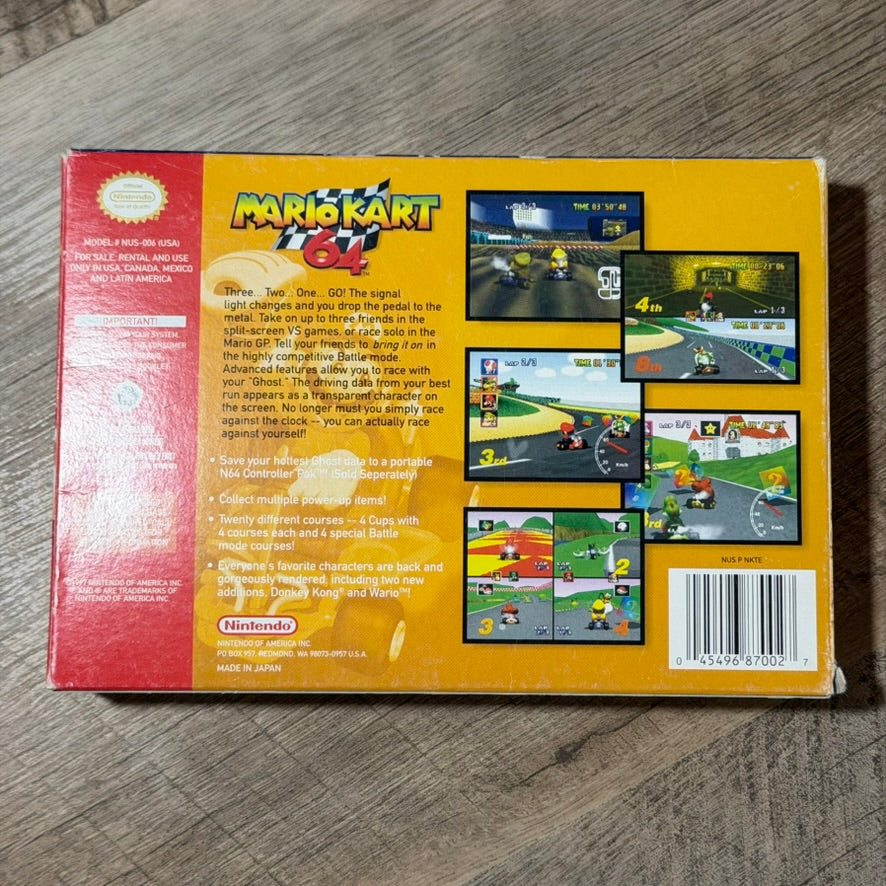 Mario Kart 64 (Nintendo 64, N64)