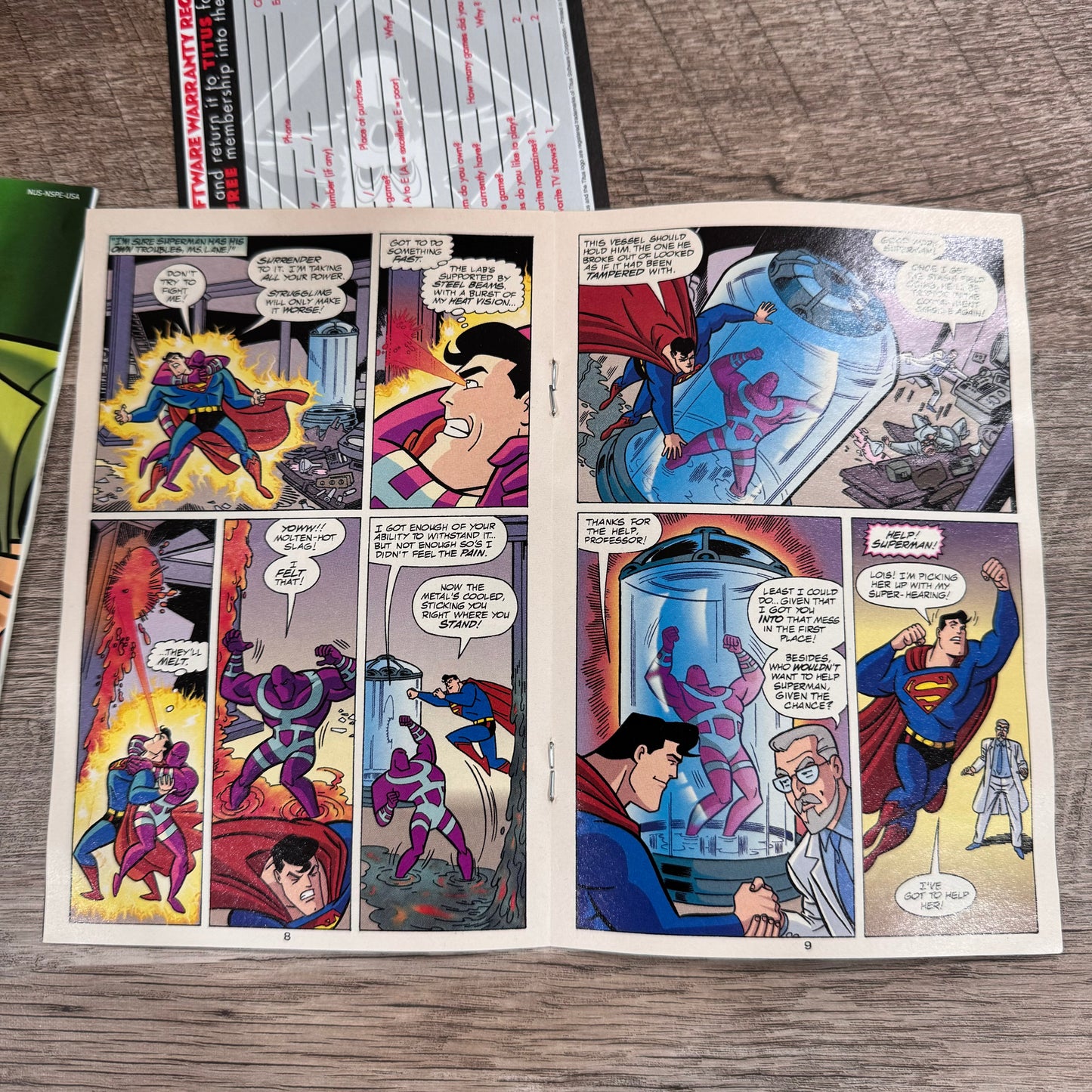 Superman 64 Collector's Edition (Nintendo 64, N64 1999) CLEAN W/ Comic+++