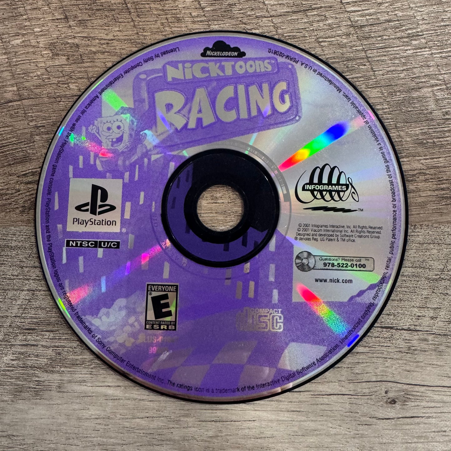 Nicktoons Racing (Sony Playstation, PS1)