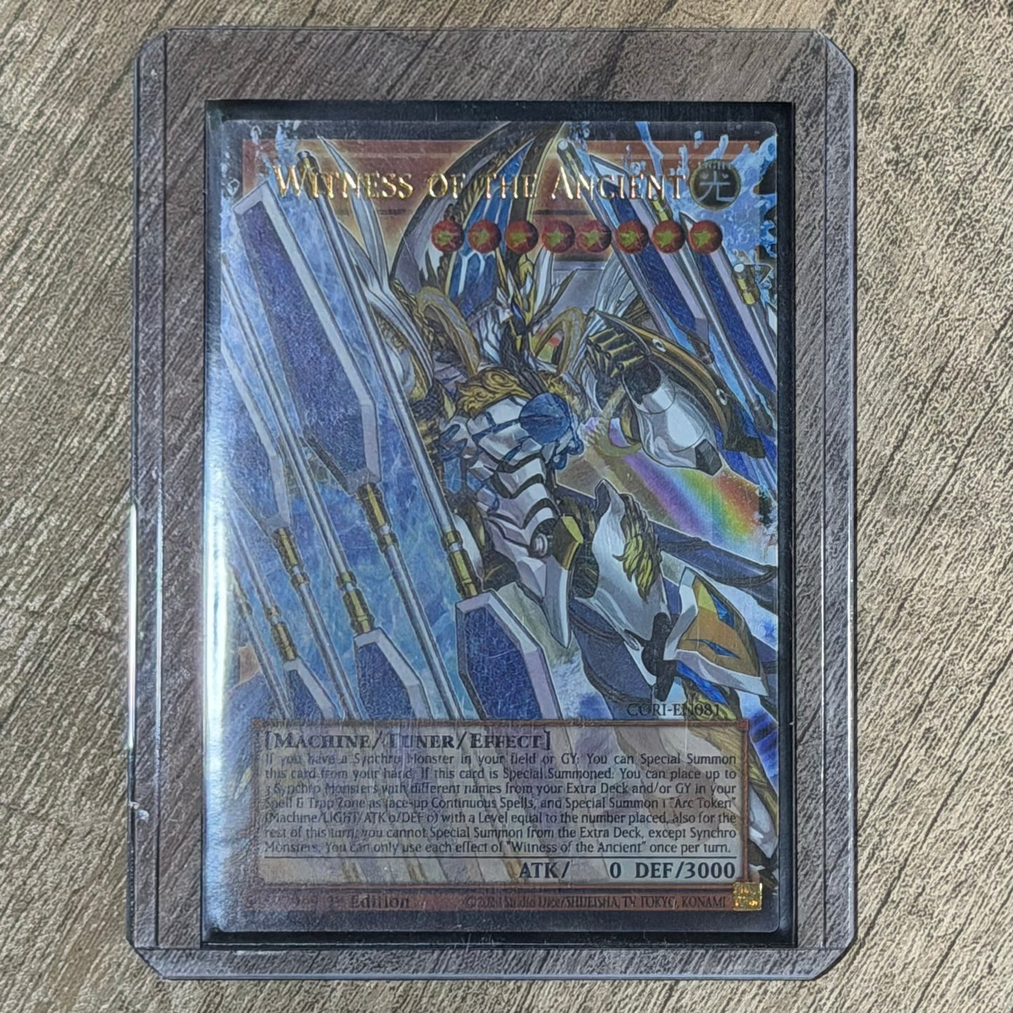Witness of The Ancient (CORI-EN081, Yugioh! TCG)