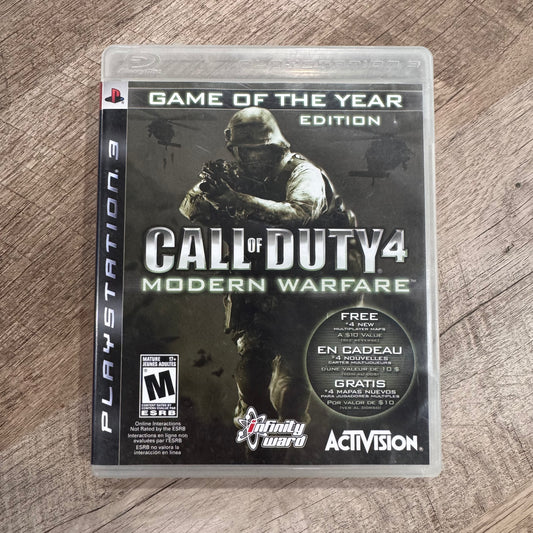 Call of Duty 4: Modern Warfare (Sony Playstation 3, PS3)