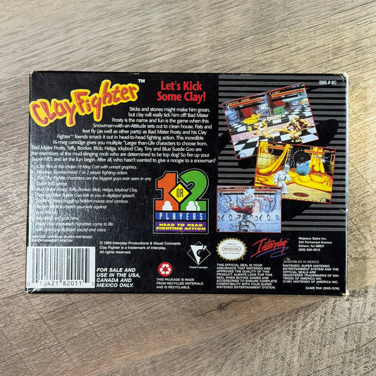 Clay Fighter (Super Nintendo, SNES)