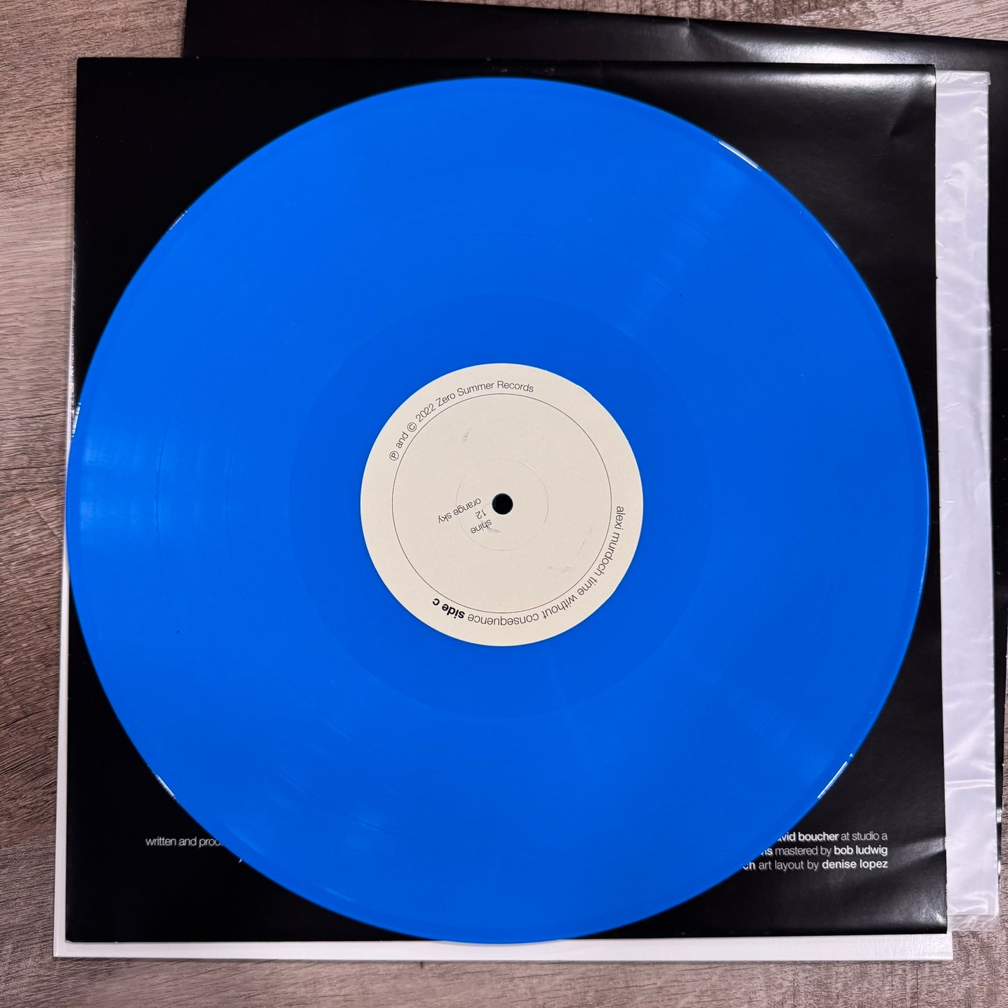 Alexi Murdoch – Time Without Consequence Vinyl (2LP Cyan Blue W/ Etched D-Side)