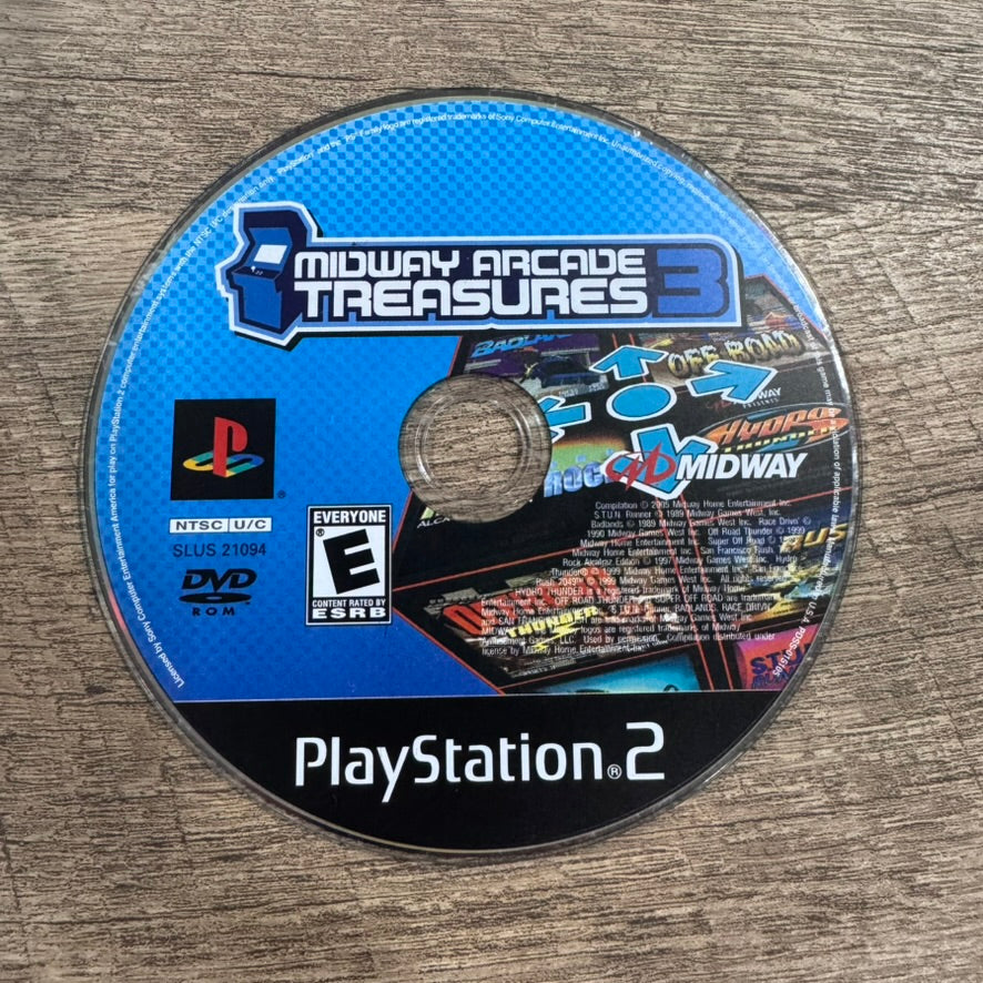 Midway Arcade Treasures 3 (Sony Playstation 2, PS2)