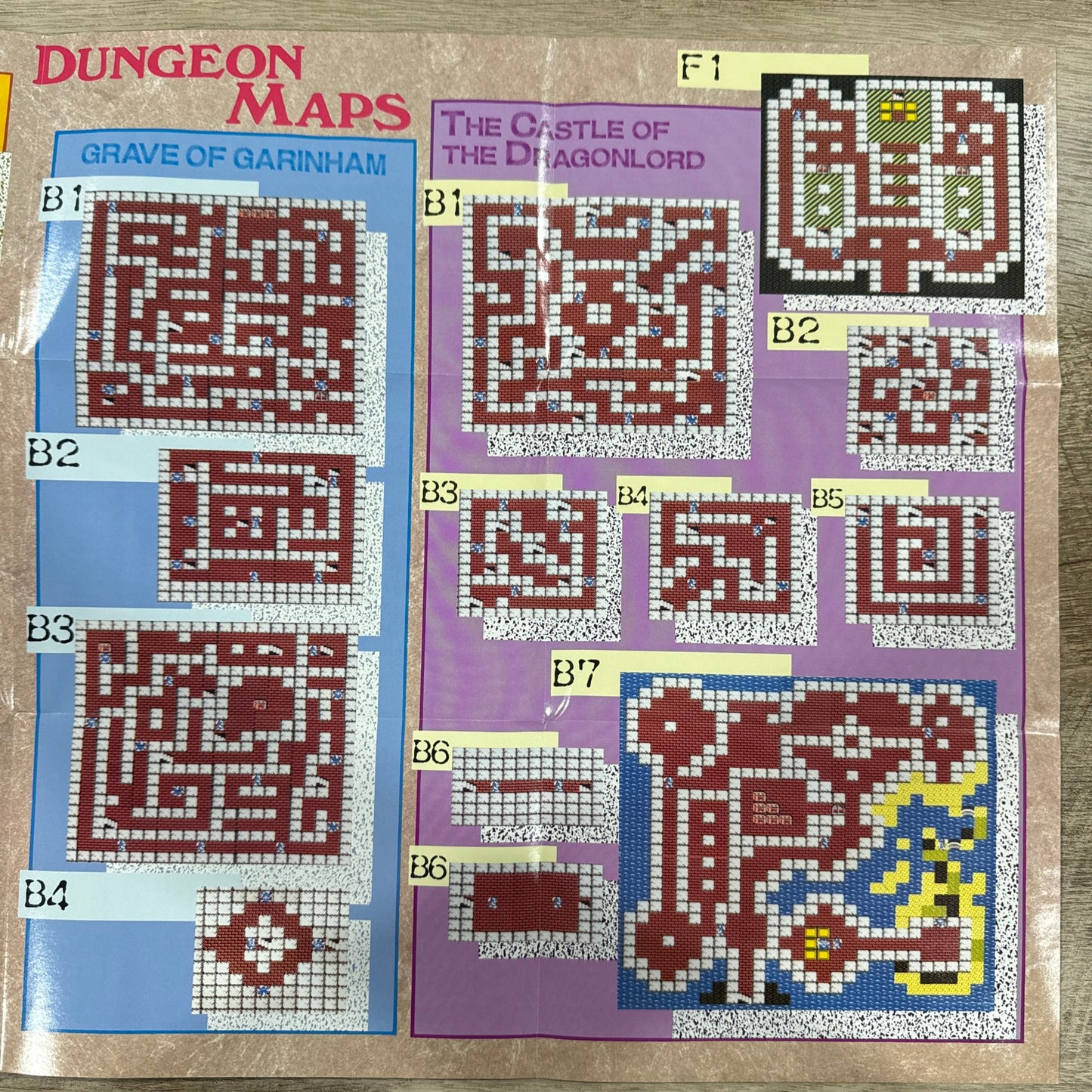 Dragon Warrior (NES, 1989) NINTENDO POWER MAGAZINE GIVEAWAY Handbook, Maps+🔥