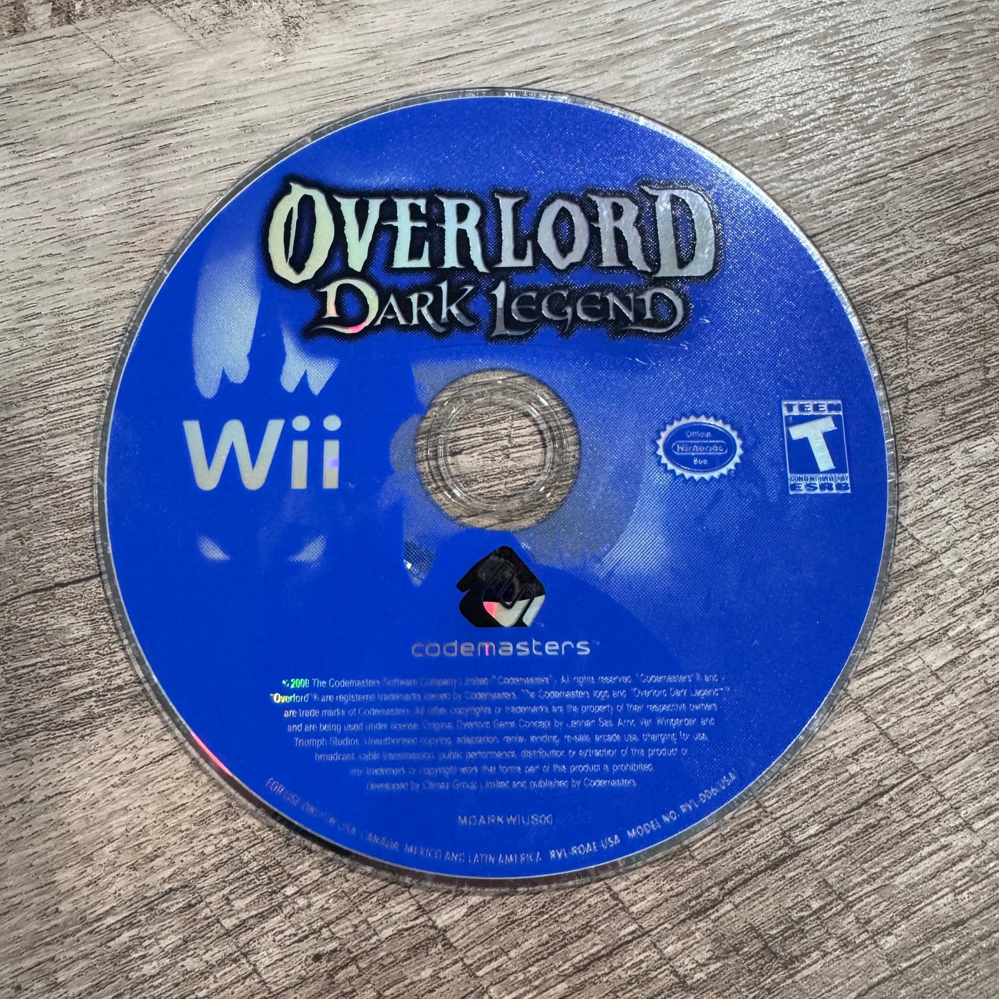 Overlord: Dark Legend (Nintendo Wii)