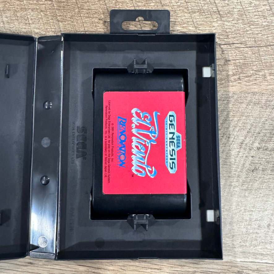 El Viento (Sega Genesis, 1991) Renovation W/ Amazing Cart, Case & Art! CLEAN!