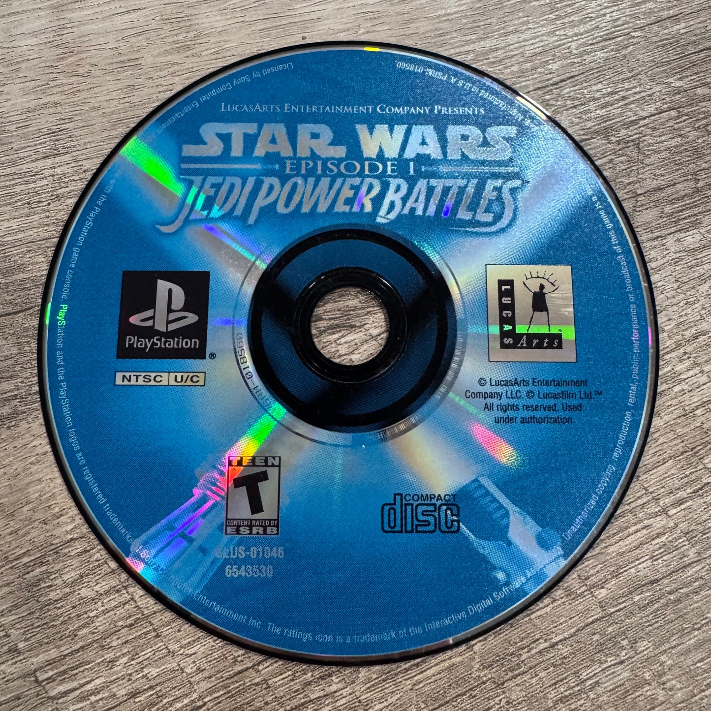 Star Wars Episode I: Jedi Power Battles (Sony Playstation, PS1)