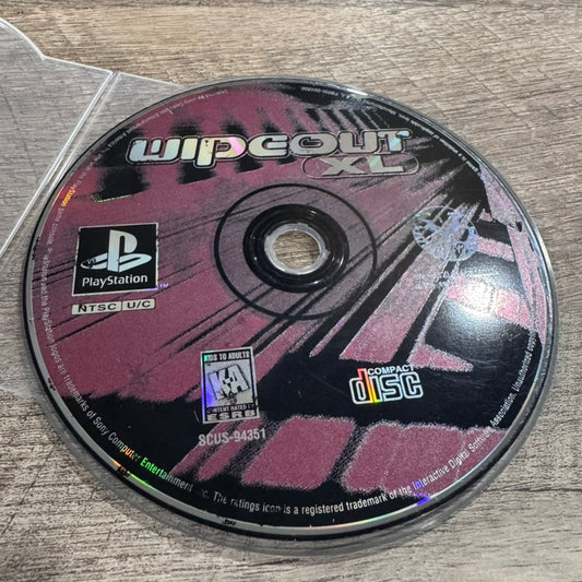 Wipeout XL (Sony PlayStation, PS1 1996) VERY CLEAN Disc Only!