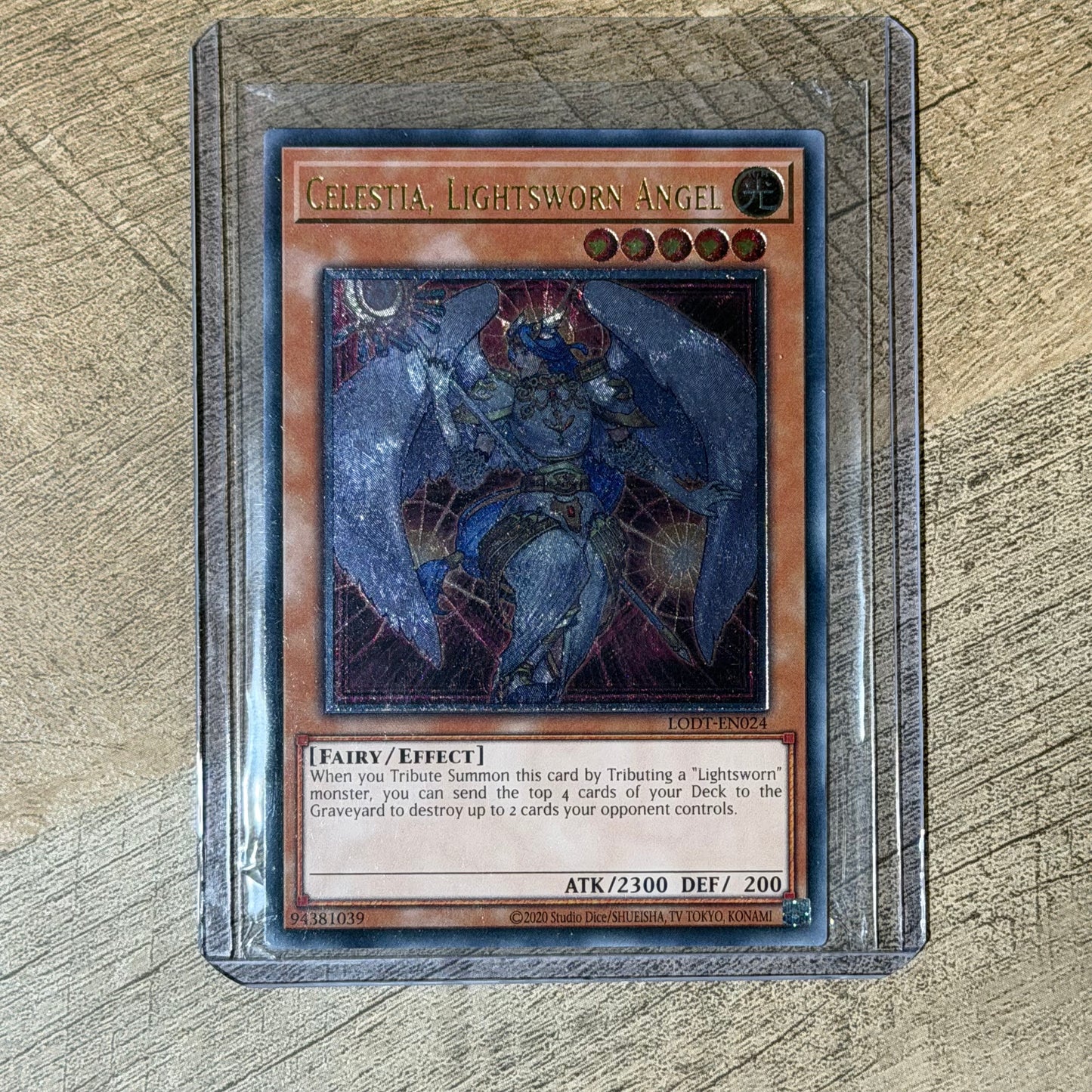 Celestia, Lightsworn Angel (LODT-EN024, Yugioh! TCG)