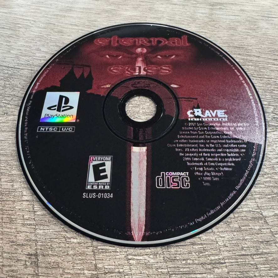 Eternal Eyes (Sony Playstation, PS1)
