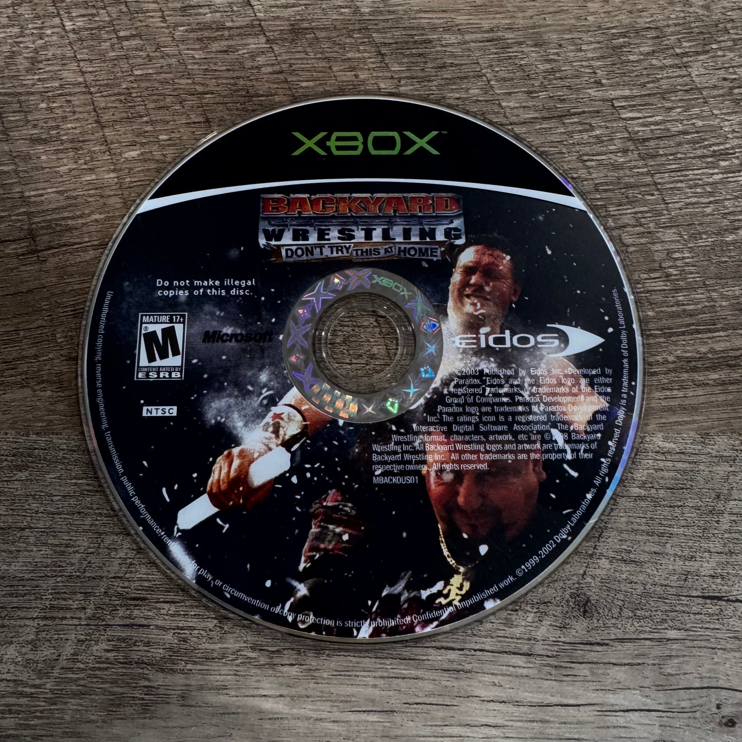 Backyard Wrestling: Don't Try This At Home (Microsoft Xbox)